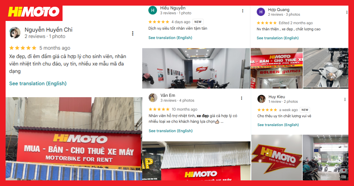 Đánh Giá Từ Khách Hàng Về HIMOTO