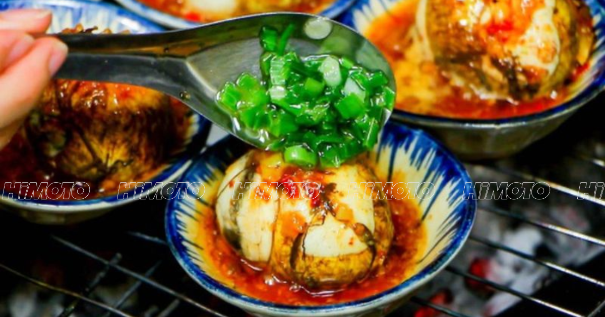 Trứng Vịt Lộn Nướng Sa Tế Hồ Gươm
